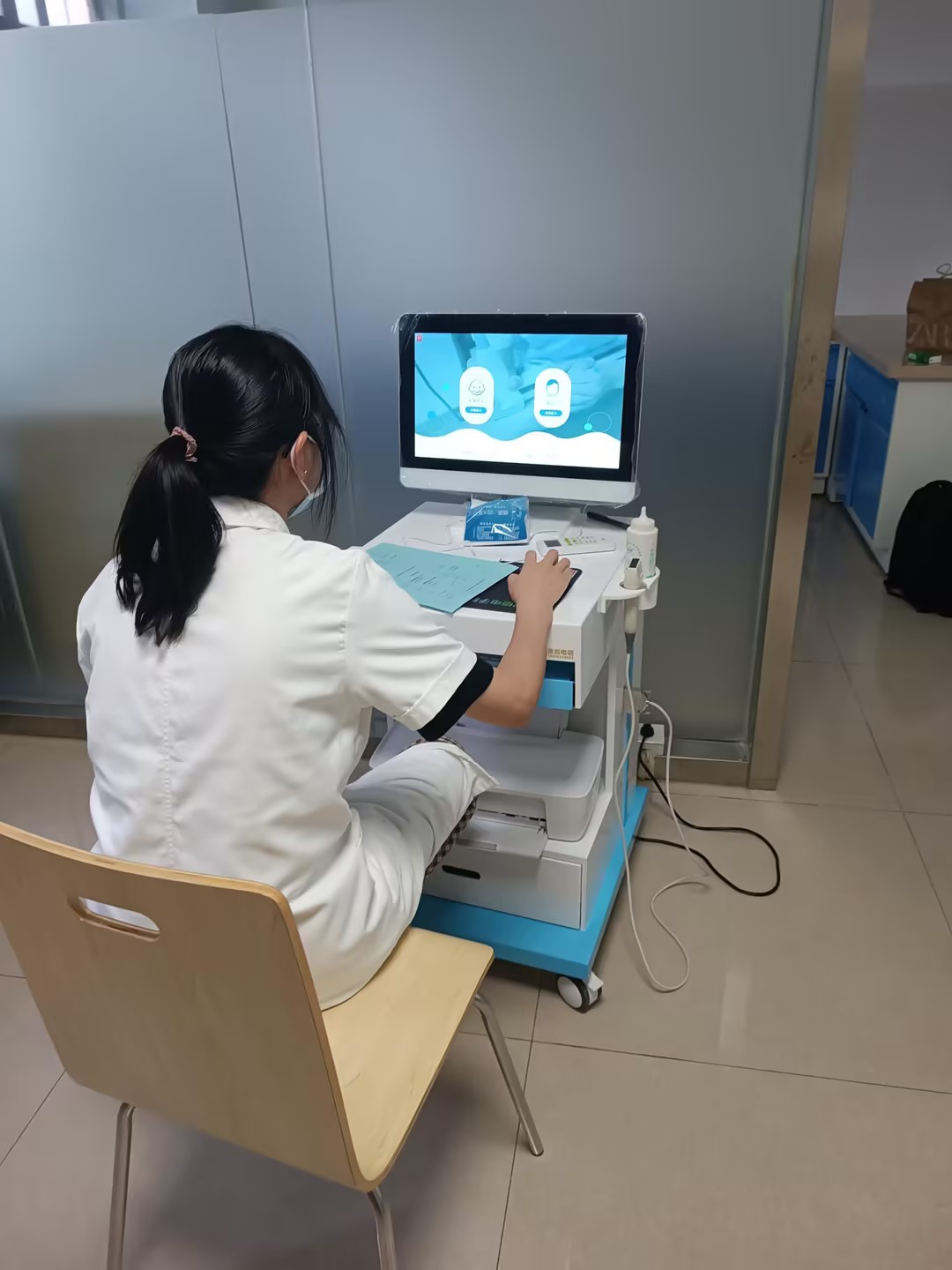 MQD-7000骨密度测试仪器在广东韶关新华街道沙洲民社区服务中心装机